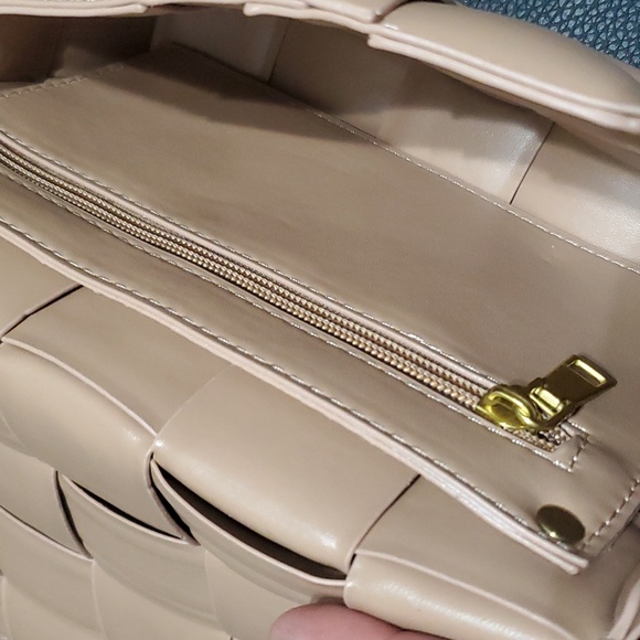 Woven Padded Cassette Crossbody Trend Shoulder Bag for Women Clutch Bag Square - Picture 5 of 5